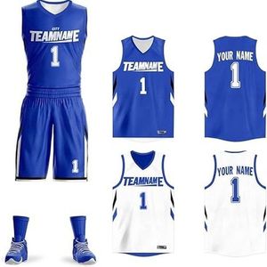 Uniformes de baloncesto personalizados para equipos de EE. UU., pantalones cortos transpirables de malla de poliéster, proveedor mayorista de exportación a Pakistán - Product Image 1