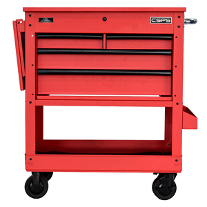 Heavy Duty Powder Coated Steel 4 Drawer Utility <b>Cart</b> Family keywords: for Garage Workshop Storage Use - Product Image 6