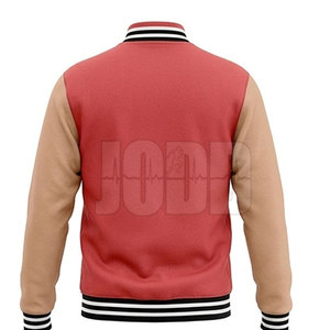 New Design Custom Color Men's Winter <b>Letterman</b> <b>Jacket</b> with Stand Collar and Front Logo Streetwear Warm Clothing - Product Image 6