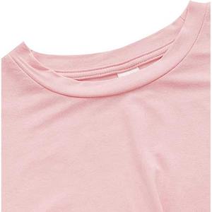 Camiseta Corta para Mujer, Cuello Redondo, Color Sólido, Tejido de Punto, Estilo Casual para Todas las Temporadas - Product Image 5