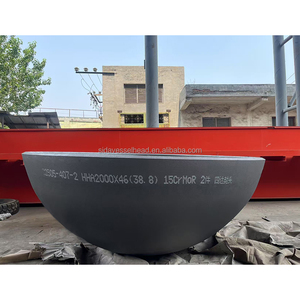 Головка полусферическая высокого давления для нефтяных сосудов, гладкая, из сплава/углеродистой/нержавеющей стали, с оцинкованной поверхностью - Product Image 1