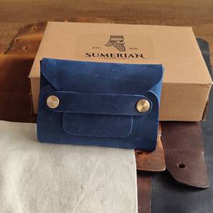 กระเป๋าสตางค์หนังรักษ์โลกแบบไร้ตะเข็บ หนังฟอกธรรมชาติ กระเป๋าสตางค์ขนาดเล็ก สำหรับการค้าที่ยั่งยืน SLW-0017 - Product Image 5