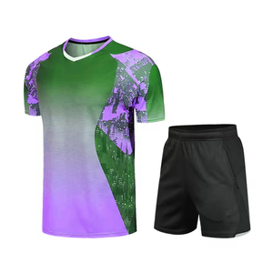 Seragam Tenis Pria Berkualitas Tinggi, Kaos Olahraga Custom, Ringan, Bernapas, Pakaian Tim OEM Grosir, Seragam Tenis Pria untuk Latihan - Product Image 5