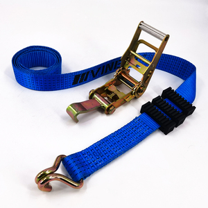 VINEET 2 "X 12 'Heavy Duty Auto Ratchet Car Hauler <span class=keywords><strong>Remorque</strong></span> Carrier <span class=keywords><strong>Sangle</strong></span> d'arrimage avec blocs de caoutchouc - Product Image 1