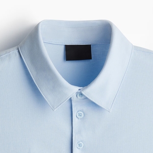 Polo de Corte Entallado para Hombre, Manga Corta con Logotipo Personalizado – Ropa Casual y Urbana de Alta Calidad - Product Image 6