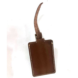 Étiquettes de bagages de voyage très vendues, étiquettes de valise, étiquettes de bagages en cuir personnalisées en gros - Product Image 2
