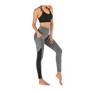 Women's High Waist Slim Yoga <b>Leggings</b> Full Length Four-Way Stretch Spandex/<b>Nylon</b> Breathable Fitness Pants - Product Image 6