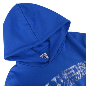 Sweat-shirts à capuche à épaules tombantes grande taille 400 GSM avec strass pour l'automne et l'hiver – Fabricant de sweats de sport personnalisés - Product Image 2