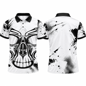 Maillot de football géométrique rouge, noir et blanc pour homme, manches courtes, respirant, coupe athlétique, toutes saisons, impression sublimée - Product Image 5