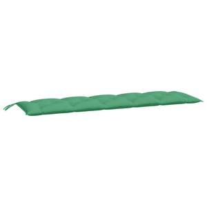 Lot de 2 coussins de banc de jardin en tissu Oxford vert, en fibres creuses, au design élégant - Product Image 4
