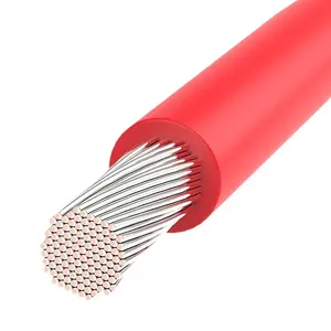 12AWG Flexible Silicone Insulated Heating Stranded Rubber Wire Low Voltage Electric Cable Tinned Copper Conductor