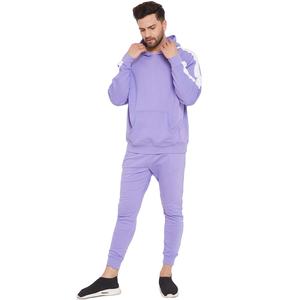 Conjunto Deportivo Personalizado de Dos Piezas para Hombre, 100% Algodón, Estampado, Color Sólido, Talla Grande - Product Image 1