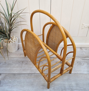 Soporte para revistas de ratán, soporte para guardar folletos, accesorio de decoración para el hogar y la oficina - Product Image 3