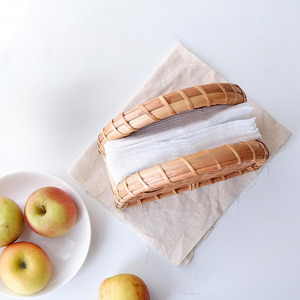 Braided rattan napkin holder container <b>baskets</b> for napkins storage <b>cheap</b> price table decor items - Product Image 4