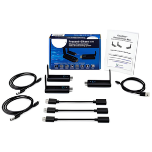 Système de présentation sans fil pour ordinateur portable, PC, appareils HDMI et mobiles avec connexion 5 GHz, portée de 50 pieds, partage d'écran Plug & Play - Product Image 3