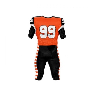 Meilleures ventes d'uniformes de football américain en polyester personnalisés de haute qualité ensembles de vêtements de sport respirants de grande taille Service personnalisé OEM - Product Image 2