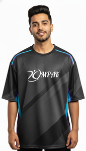 T-shirt de mode streetwear surdimensionné à sublimation pour homme, coupe décontractée - Product Image 2