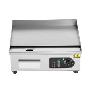 1700W Commercial Electric <b>Griddle</b> Stainless Steel Countertop <b>Flat</b> <b>Top</b> Grill Adjustable Temp 17.72 X 11.81 X 0.39in 122-572 F - Product Image 5
