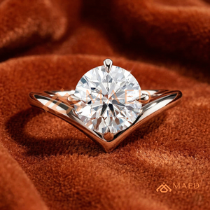 925 Sterling <b>Silver</b> Round Moissanite Engagement <b>Ring</b> Lab Grown Diamond Bridal Jewelry Women USA Luxury <b>Ring</b> - Product Image 1