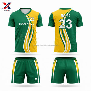 Uniformes de Fútbol de Alto Rendimiento, Cortos, Transpirables, Ligeros, Hechos de Poliéster, Unisex para Adultos, Nombre y Número Personalizados, Uniformes de Equipo 7V7 - Product Image 3