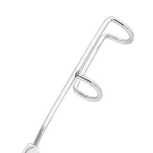 Retractor Ocular Fenestrado Wiltfang, Longitud Total 8 cm, Retractor Quirúrgico Oftálmico para Párpados, Acero Inoxidable, Manual, Reutilizable - Product Image 3