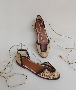 Natural raffia sandals, women's raffia shoes, handmade raffia <b>mules</b>, summer sandals, Moroccan raffia - Product Image 2