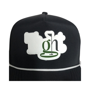 OEM Factory Custom Golf <b>Hat</b> Laser Cut Breathable Rope Cap Performance Adjustable Closure Custom Rubber Patch Logo Vietnam Bulk - Product Image 6