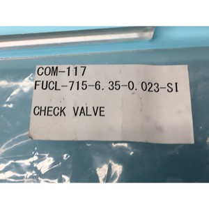 3 Válvulas de Retención Fujikin FUCL-715-6.35-0.023-SI - Equipos y Piezas de Semiconductores de Confianza con Legado Global - Product Image 6