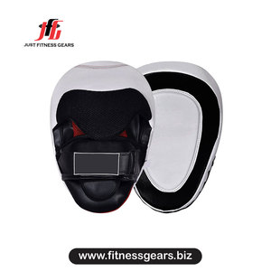 Just Fitness Gears <b>Focus</b> <b>Pad</b> Training Punching Mitts Orange PU Velcro Closure Breathable Martial Arts Sparring Gear - Product Image 6