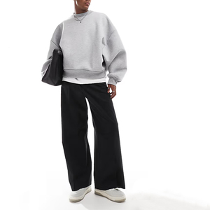 Custom Color Block Men's Hoodie 100% Cotton <b>Sherpa</b> <b>Lined</b> Pullover Hooded Sweatshirt Winter Casual Wear 2027 - Product Image 6