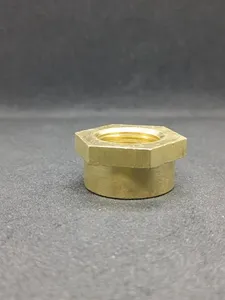 Raccord hexagonal en laiton usiné CNC de précision, diamètre intérieur 10 mm, connecteur de tuyau poli, quincaillerie de jonction à paroi mince - Product Image 3