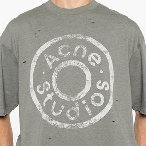 Camiseta TITAN TREAD WEAR OEM para Hombre, Estilo Urbano, 100% Algodón Tejido, Vintage, Ecológica, Corte Holgado, Peso Pesado - Product Image 2