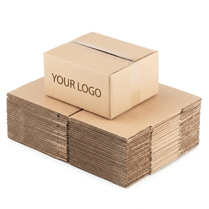Cajas de Cartón Corrugado Reciclado de 2 mm con Barniz para Envíos de Comercio Electrónico, Embalaje Ecológico, Cajas Recicladas Personalizadas para Venta Minorista - Product Image 4