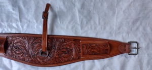 Sangle de Selle Western pour Cheval en Cuir Personnalisable OEM/ODM Disponible Vente Chaude en Gros - Product Image 5