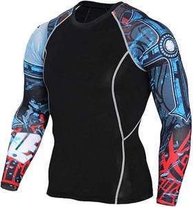 High Quality Custom-Made Men's MMA Rash Guard Suit <b>Shorts</b> Stretch Fitness Grappling Gear with Latest High-<b>Tech</b> Washed Technics - Product Image 2