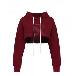 Sudadera Corta de Algodón de Alta Calidad para Mujer, con Logotipo Personalizado, Diseño Tie Dye, Servicio ODM, Lista para Invierno, Tela Oxford Personalizada - Product Image 3