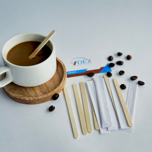 Vdex เครื่องกวนกาแฟทำจากไม้ธรรมชาติขนาด90มม. ที่กวนน้ำผึ้งที่กวนเครื่องดื่มค็อกเทลแบบใช้แล้วทิ้งเป็นมิตรกับสิ่งแวดล้อม - Product Image 5