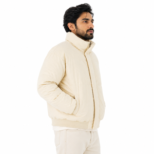Winter Outerwear Men's Jackets Stand Collar Puffer Jacket Zipper Closure Windproof Casual Outerwear Oversized Streetwear Coat - Product Image 2