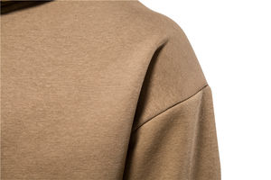 Sudadera con capucha extragrande de algodón 100% de alto gramaje para hombre, venta al por mayor OEM, con estampado personalizado, sudadera con capucha casual de forro polar para hombre, barata - Product Image 6