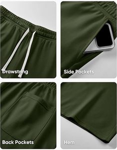 Pantalones Cortos Deportivos de Alta Calidad para Hombre, 100% Algodón, Estilo Vintage, Lavado Ácido, Secado Rápido, para Gimnasio y Fitness - Product Image 5