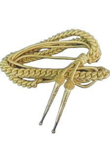 Custom Design Aiguillette Braided Ceremonial Shoulder <b>Cord</b> <b>Sash</b> Multiple Colors OEM ODM Wholesale Manufacturer - Product Image 4