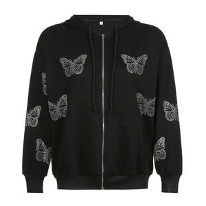 All Season Wear Unisex <b>Rhinestones</b> <b>Hoodies</b> Lightweight Top Trending Breathable Oversized <b>Rhinestones</b> Hoodie For Sale - Product Image 1