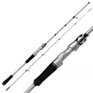Canna da Pesca in Fibra di Carbonio a 2 Sezioni, 6 Piedi, Durezza Media, Azione Rapida, per Pesca alla Carpa, Surf, Ghiaccio e Fiume - Product Image 3