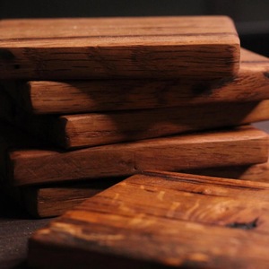 Wholesale ILAHI's Eco-Friendly Brown Square Wooden Coaster Classic Design Tabletop <b>Protective</b> Accessory Customizable Size Home - Product Image 4