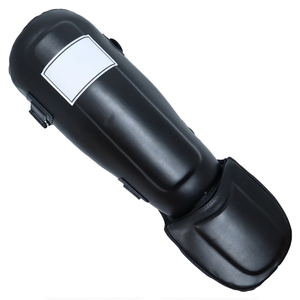 Guantes de Boxeo de Cuero PU con Logotipo Personalizado OEM, Protectores de Espinilleras de Alta Calidad, Protección Integral, Cierre con Cordones, Transpirables - Product Image 4