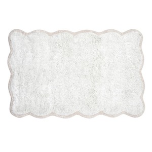 Alfombra de Baño de Algodón con Mechones, Rectangular, Color Sólido, Base Antideslizante, Alfombras de Baño Gruesas con Mechones, para Uso en el Hogar y Hoteles, Reversible y Duradera - Product Image 4