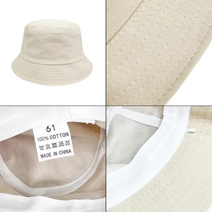 Sombrero de Pescador Unisex, Ala Ancha, para Exteriores, de Lona de Algodón Suave, Color Sólido, Plegable y Portátil para las Cuatro Estaciones - Product Image 3