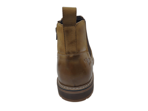 Botas Chelsea Dlords Grant Marrón de Cuero Genuino, Altura al Tobillo, Punta Redonda, Sin Cordones, Suela Exterior de TPR, Entresuela Acolchada de Piel de Oveja, Cómodas y Suaves - Product Image 3