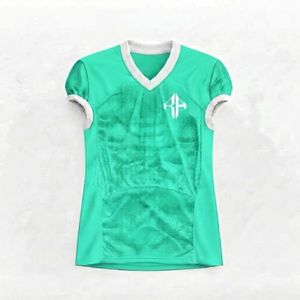 เสื้อเจอร์ซีย์อเมริกันฟุตบอลชาย คอวี ทรงท็อป ผลิตจากวัสดุพิมพ์ลายด้วยความร้อน 100% โพลีเอสเตอร์ โดย RIVIAN ATLANTIC - Product Image 2