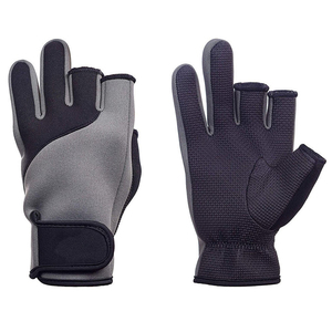 Gants de pêche d'été imperméables OEM pour sports de plein air, logo personnalisé, matériau polyester, prix de gros, service d'usine - Product Image 4